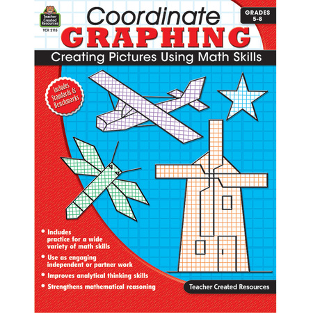 TEACHER CREATED RESOURCES Coordinate Graphing Book TCR2115